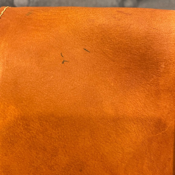 Grafea camel color leather backpack - Picture 6 of 12